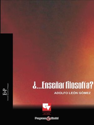 cover image of ¿...Enseñar Filosofía?